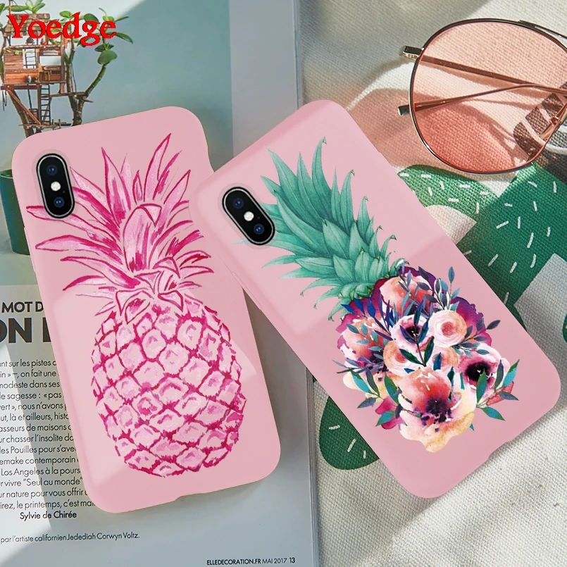 Matte Soft TPU Coque For iPhone 6 6s 7 8 Plus X XR XS Max Cover For iPhone XR Silicone Fundas For iPhone 7 Pink Pineapple Cases
Matte Soft TPU Coque For iPhone 6 6s 7 8 Plus X XR XS Max Cover For iPhone XR Silicone Fundas For iPhone 7 Pink Pineapple Cases