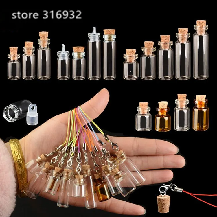 Hiatema 0.8ml 1ml 2ml Mini Transparent Clear Glass Bottles With Cork Empty Tiny Glass Vials Jars Small Gift Bottle
Hiatema 0.8ml 1ml 2ml Mini Transparent Clear Glass Bottles With Cork Empty Tiny Glass Vials Jars Small Gift Bottle
