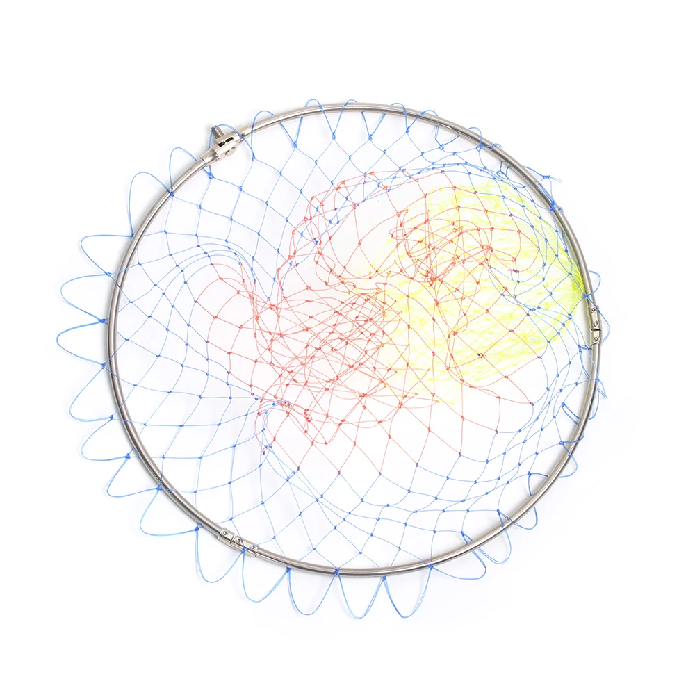 1Pcs Portable Retractable Stainless Steel Fishing Landing Net Large Brailer Head Round Glue Wire Fishing Mesh Folding Net Bag
1Pcs Portable Retractable Stainless Steel Fishing Landing Net Large Brailer Head Round Glue Wire Fishing Mesh Folding Net Bag