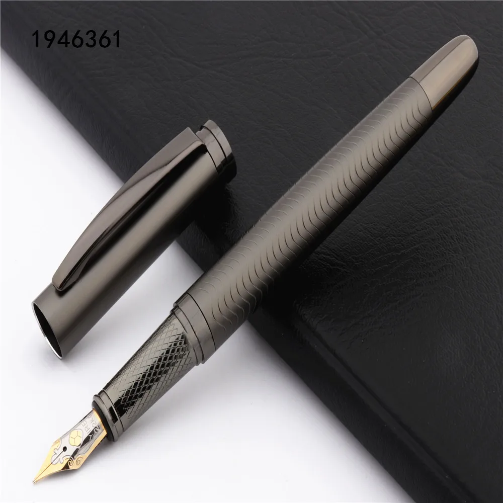 

Luxury high quality Collector's Edition 998 Pure gray Fish scale line Business School student office Fountain pen New