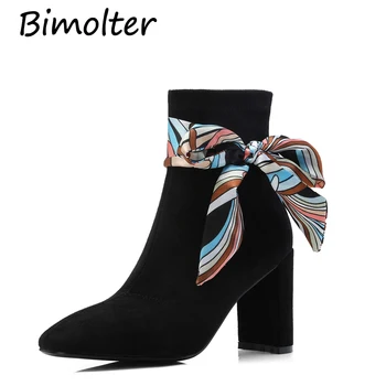 Bimolter 2019 Elegant Sheep Suede Ankle Boots Detachable Riband Embellished Lady Pointed Toe High Heel Spring Shoes Women NB084
Bimolter 2019 Elegant Sheep Suede Ankle Boots Detachable Riband Embellished Lady Pointed Toe High Heel Spring Shoes Women NB084