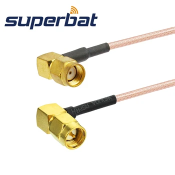 Superbat Universal extension cable SMA male right angle to RP SMA male (female pin) RG316 50cm cable
Superbat Universal extension cable SMA male right angle to RP SMA male (female pin) RG316 50cm cable