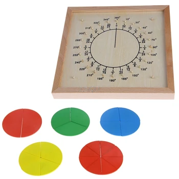 2018 Montessori Material Wooden Circular Fractions Scoreboard Kid Educational Toy 
2018 Montessori Material Wooden Circular Fractions Scoreboard Kid Educational Toy