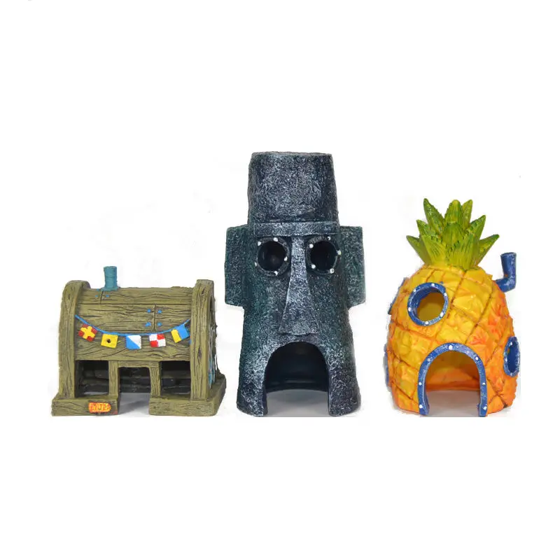 Fish Tank Aquarium Decor For SpongeBob & Squidward House Pineapple Cartoon Home Ornament Accessory
Fish Tank Aquarium Decor For SpongeBob & Squidward House Pineapple Cartoon Home Ornament Accessory