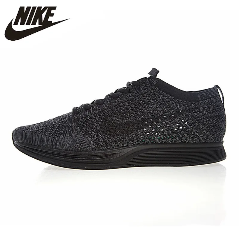 

Nike Flyknit Racer Triple Men's Running Shoes ,Black White ,Sliding Anti-slip Wear Resistant Breathable 526628-009 902366-100