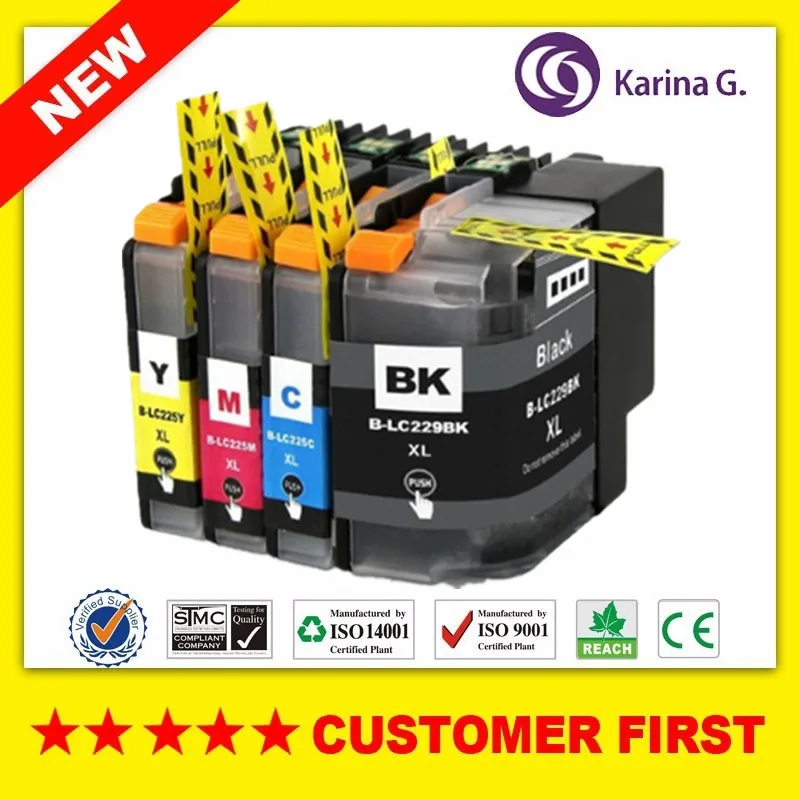 Compatible Ink Cartridge For Brother LC229 LC225 For Brother MFC-J5620DW/MFC-J5625DW/MFC-J5320DW/MFC-J5720DW
Compatible Ink Cartridge For Brother LC229 LC225 For Brother MFC-J5620DW/MFC-J5625DW/MFC-J5320DW/MFC-J5720DW