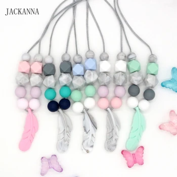 Baby Teether Safe BPA Free Silicone Beads Mommy Necklaces Infant Chewing Toys Nursery Toy Bijtring Baby Shower Gifts
Baby Teether Safe BPA Free Silicone Beads Mommy Necklaces Infant Chewing Toys Nursery Toy Bijtring Baby Shower Gifts