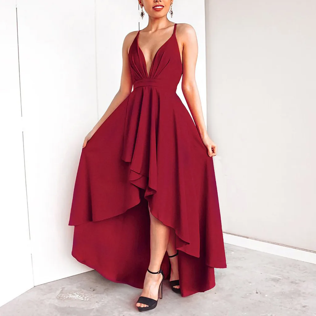 Fashion Sexy Women's Long Dress Solid Wine Red Sleeveless Backless V Collar Bandage Floor Length Vestidos Comfortable OY41*
Fashion Sexy Women's Long Dress Solid Wine Red Sleeveless Backless V Collar Bandage Floor Length Vestidos Comfortable OY41*