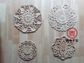 Wood dongyang wood carving round flower fashion corners applique smd wood shavings carved door flowers furniture kitchen cabinet
Wood dongyang wood carving round flower fashion corners applique smd wood shavings carved door flowers furniture kitchen cabinet
