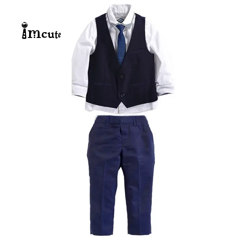 2019 New Hot Sale Fashion Soft Comfortable Kids Baby Boys Tuxedo Suit Shirt Waistcoat Tie Pants Formal Outfits Clothes 1-7T
2019 New Hot Sale Fashion Soft Comfortable Kids Baby Boys Tuxedo Suit Shirt Waistcoat Tie Pants Formal Outfits Clothes 1-7T