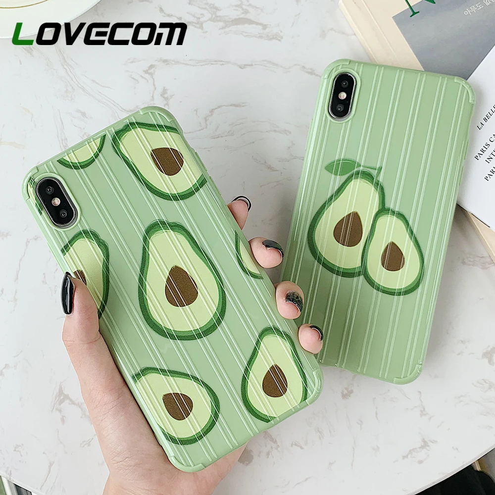 LOVECOM Fresh Fruit Avocado Phone Case For iPhone X XS Max XR 6 7 8 Plus Four-corner Anti-knock Soft TPU Shockproof Phone Cover
LOVECOM Fresh Fruit Avocado Phone Case For iPhone X XS Max XR 6 7 8 Plus Four-corner Anti-knock Soft TPU Shockproof Phone Cover