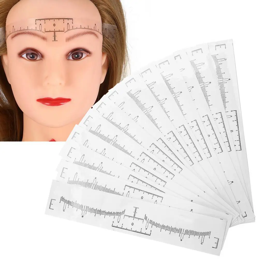 HobbyLane 50pcs/100pcs Disposable Eyebrow Ruler Sticker Eyebrow Shaping Tools Makeup Measurement Professional Drawing Template
HobbyLane 50pcs/100pcs Disposable Eyebrow Ruler Sticker Eyebrow Shaping Tools Makeup Measurement Professional Drawing Template