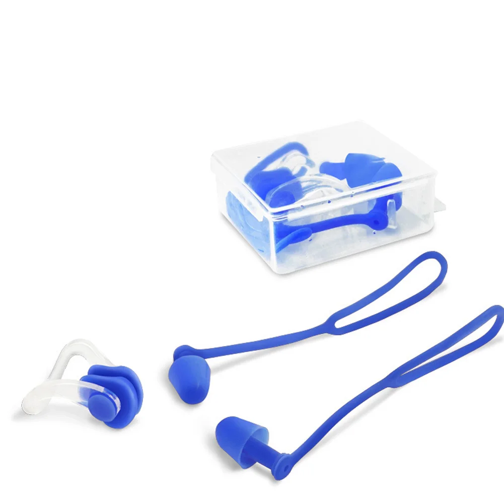 Non-toxic Diving Waterproof Earplugs Nose Clip With Rope Surfing Sports Silicone Soft Comfortable Protector Swimming
Non-toxic Diving Waterproof Earplugs Nose Clip With Rope Surfing Sports Silicone Soft Comfortable Protector Swimming