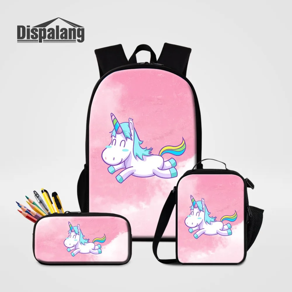 Dispalang Unicorn школьные рюкзаки для школы для девочек, комплект из 3 предметов с сумками, детская коробка для еды, большой книжный мешок, чехол-карандаш
Dispalang Unicorn школьные рюкзаки для школы для девочек, комплект из 3 предметов с сумками, детская коробка для еды, большой книжный мешок, чехол-карандаш