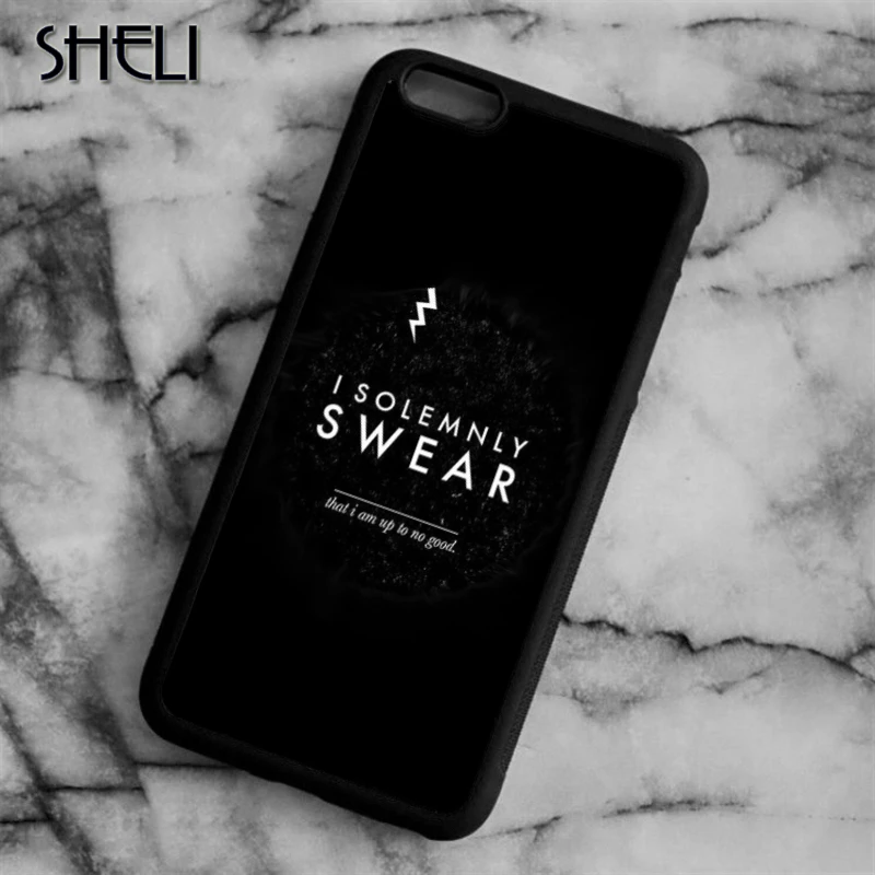 SHELI I Solemnly Swear harry potter Phone Case Cover For iPhone 6 6S 7 8 Plus X 5S SE Samsung Galaxy note8 S5 S6 S7 S8 edge Plus
SHELI I Solemnly Swear harry potter Phone Case Cover For iPhone 6 6S 7 8 Plus X 5S SE Samsung Galaxy note8 S5 S6 S7 S8 edge Plus
