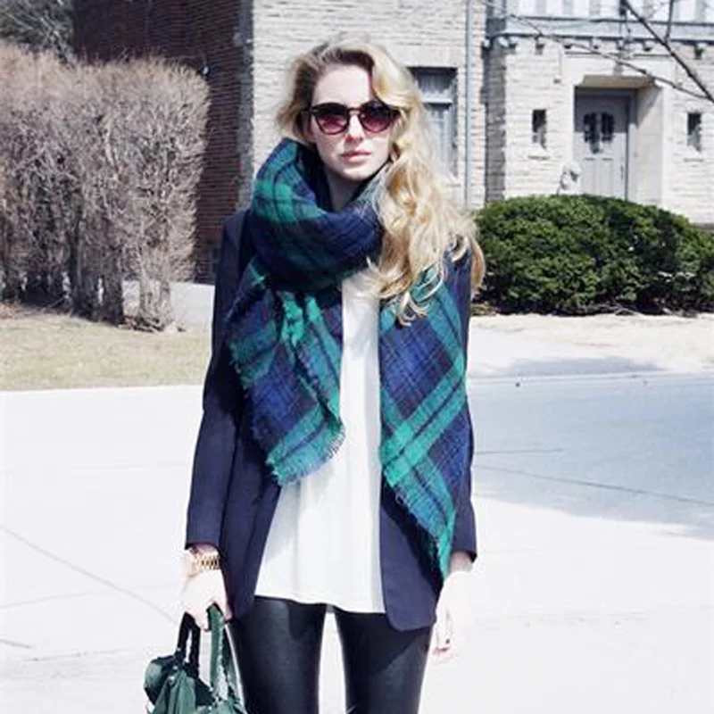 New Winter Shawl Wrap Fashion Women square Scarf Luxury Plaid Cashmere Scarves poncho Bufanda foulard femme 140*140cm
New Winter Shawl Wrap Fashion Women square Scarf Luxury Plaid Cashmere Scarves poncho Bufanda foulard femme 140*140cm