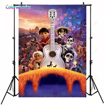 Boy Miguel Family with White Guitar Background Photography Small Town Night with Modern Lights Backdrop for Easter Kids Birthday
Boy Miguel Family with White Guitar Background Photography Small Town Night with Modern Lights Backdrop for Easter Kids Birthday