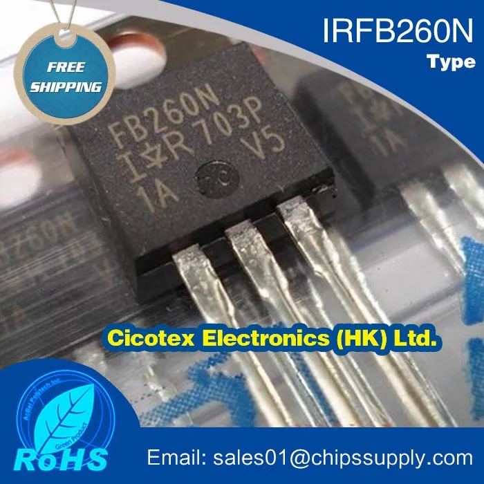 10 шт./лот IRFB260N TO220 IRFB260NPBF MOSFET N-CH 200V 56A TO220AB мощность N-Channel транзисторы IRFB260PBF IRFB260 N |