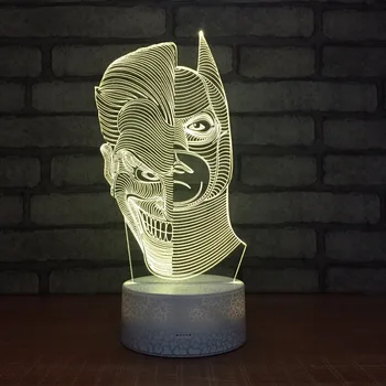 Two-face Man Creative 3D LED Night Light Acrylic Optical 3D Illusion Desk Table Lamp For Baby Sleeping Nightlight Toy Gift
Two-face Man Creative 3D LED Night Light Acrylic Optical 3D Illusion Desk Table Lamp For Baby Sleeping Nightlight Toy Gift