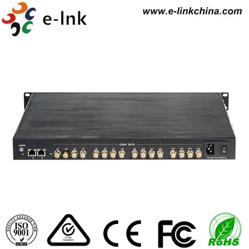 Receiver of 16 port Ethernet over Coax Extender with PoC
Receiver of 16 port Ethernet over Coax Extender with PoC