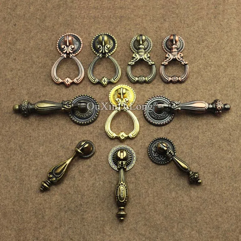 10PCS Single Hole Antique Pendant Handle Cabinet Wardrobe Furniture Cabinet Door Ring Pull Knobs JF1694
10PCS Single Hole Antique Pendant Handle Cabinet Wardrobe Furniture Cabinet Door Ring Pull Knobs JF1694