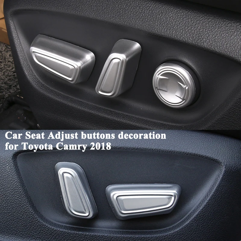 5pcs/set SEEYULE ABS Styling Car Seat Adjust Knob Buttons Decoration Cover Sticker Refit Car Accessories for Toyota Camry 2018
5pcs/set SEEYULE ABS Styling Car Seat Adjust Knob Buttons Decoration Cover Sticker Refit Car Accessories for Toyota Camry 2018