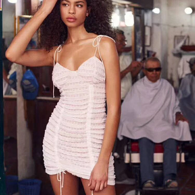 FOR LOVE Style Women Sexy Holiday Vacation Party Dresses Summer Dress Ladies 2019 Female Spaghetti Strap Backless White Lace Min
FOR LOVE Style Women Sexy Holiday Vacation Party Dresses Summer Dress Ladies 2019 Female Spaghetti Strap Backless White Lace Min