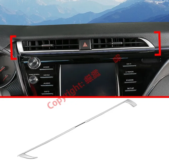 ABS Pearl Chrome Interior Center Air-Condition Vent Outlet Cover Trim For Toyota Camry MK8 2018 2019 Car Accessories Stickers
ABS Pearl Chrome Interior Center Air-Condition Vent Outlet Cover Trim For Toyota Camry MK8 2018 2019 Car Accessories Stickers