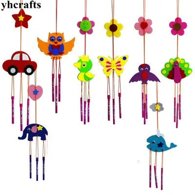 1PC/LOT.8 design choose DIY unfinished wind chime craft kits fabric aeolian bells Kindergarten Pocket crafts Early learning toys
1PC/LOT.8 design choose DIY unfinished wind chime craft kits fabric aeolian bells Kindergarten Pocket crafts Early learning toys
