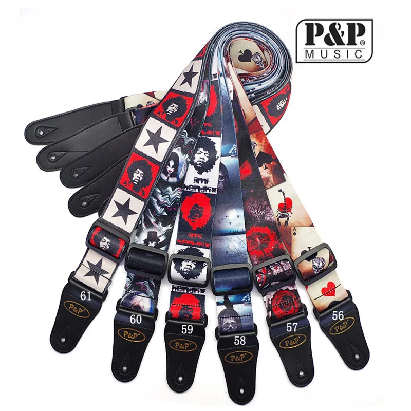 A P&P Dacron guitar strap adjustable length for bass acoustic electric guitar shoulder strap guitar accessories parts
A P&P Dacron guitar strap adjustable length for bass acoustic electric guitar shoulder strap guitar accessories parts