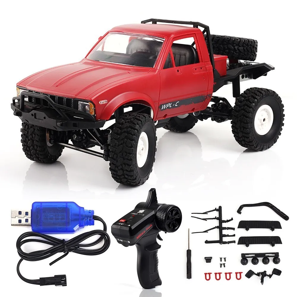 WPL C14 Military Truck Scale 1/16 Army Truck 2.4G 2CH 4WD Remote Control Model Car Off-road RC Semi-truck -RTR Gift For Kids Boy
WPL C14 Military Truck Scale 1/16 Army Truck 2.4G 2CH 4WD Remote Control Model Car Off-road RC Semi-truck -RTR Gift For Kids Boy