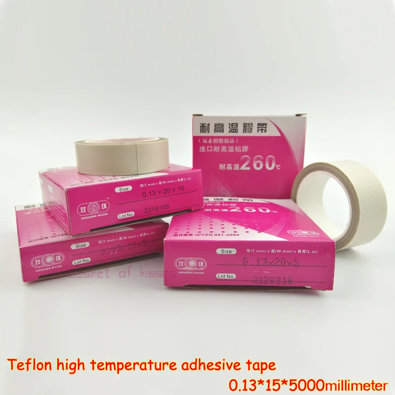 5 meters Temperature 260 degrees 15 mm wide multi-purpose Teflon high temperature environment using adhesive tape
5 meters Temperature 260 degrees 15 mm wide multi-purpose Teflon high temperature environment using adhesive tape