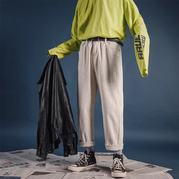2018 Japanese Style Men's Retro Baggy Homme Stretch Classic Jeans Black/green/white Casual Pants Biker Denim Trousers S-2XL
2018 Japanese Style Men's Retro Baggy Homme Stretch Classic Jeans Black/green/white Casual Pants Biker Denim Trousers S-2XL