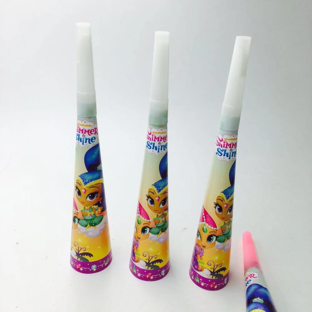 6PCS/LOT SHIMERING SHINE HORNS Shimmering shine TRUMPETS KIDS BIRTHDAY PARTY DECORATION SOPHIA PARTY NOISE MAKER
6PCS/LOT SHIMERING SHINE HORNS Shimmering shine TRUMPETS KIDS BIRTHDAY PARTY DECORATION SOPHIA PARTY NOISE MAKER