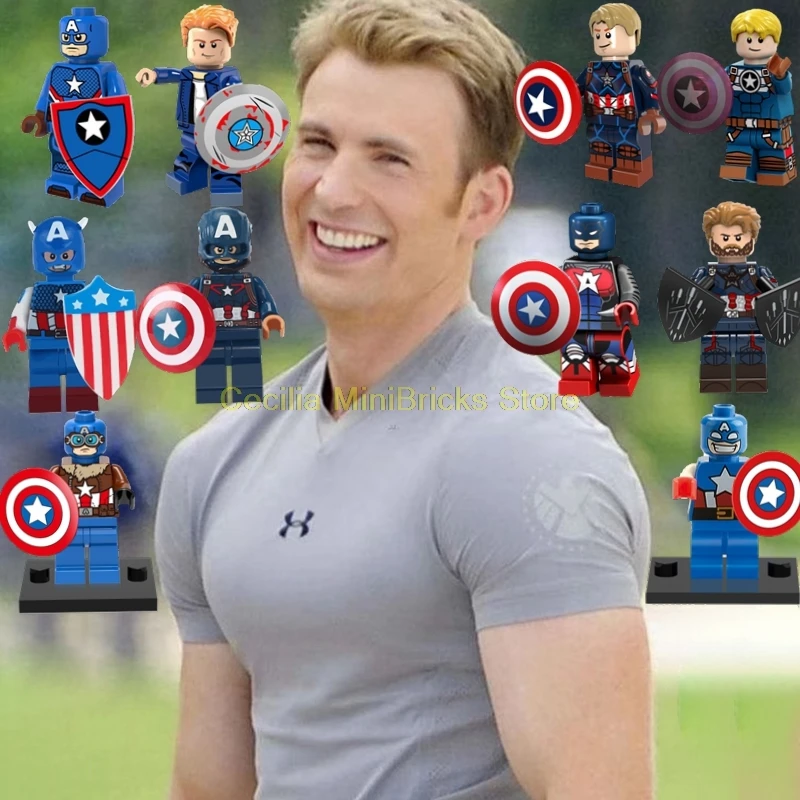 Legoing Captain America Avengers Endgame Marvel Legoings Super heroes Iron Man Winter Soldier Building Blocks Toys For Children
Legoing Captain America Avengers Endgame Marvel Legoings Super heroes Iron Man Winter Soldier Building Blocks Toys For Children