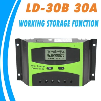 30A 24V 12V Battery Charger Controller PWM LCD Settable Parameter with Discharge Capacity Control and Load Light Timer Control
30A 24V 12V Battery Charger Controller PWM LCD Settable Parameter with Discharge Capacity Control and Load Light Timer Control