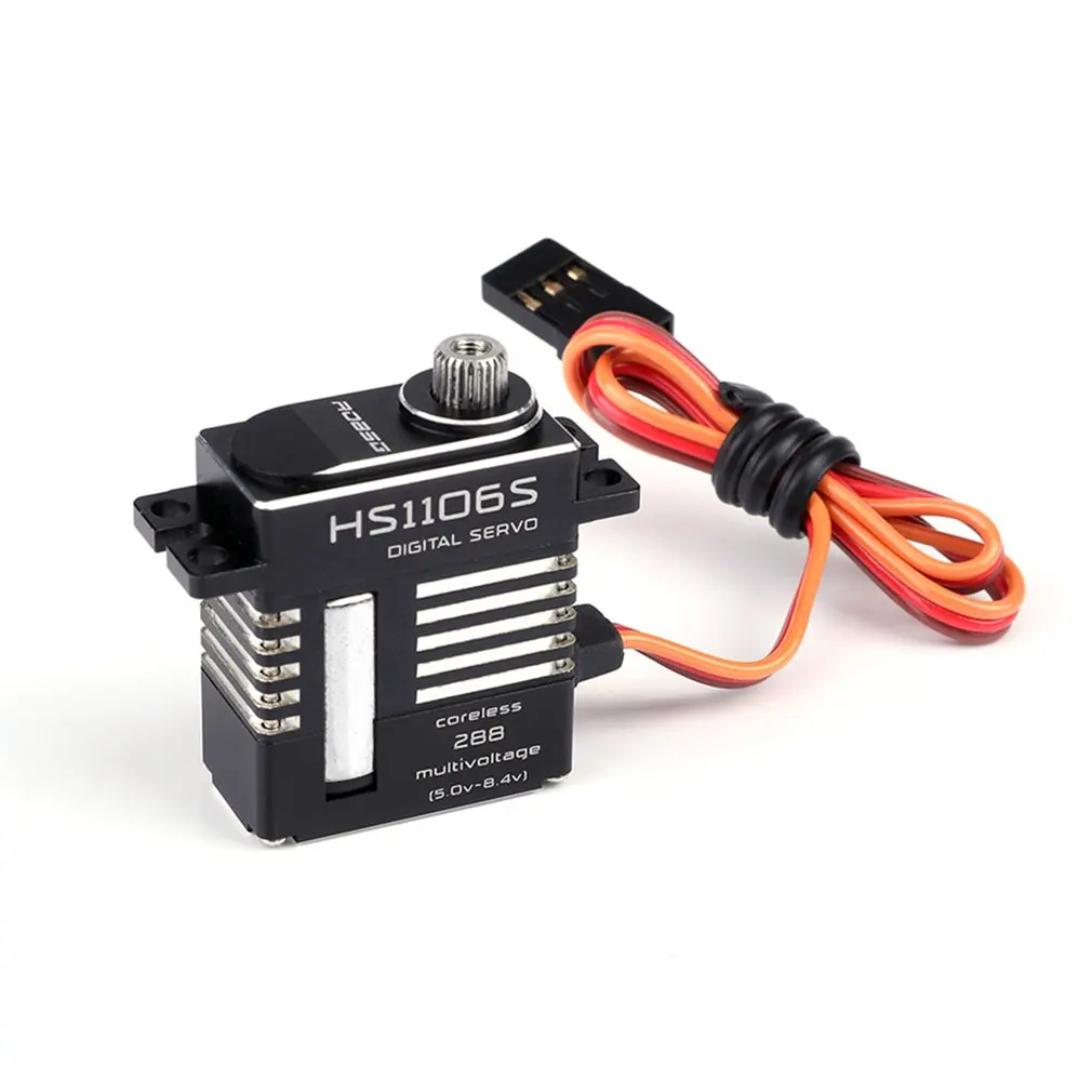 HS1106S 180 Degree Digital RC Servo Waterproof 7KG Torque Metal RC Servo Motor For Baja RC Car Parts Accessories
HS1106S 180 Degree Digital RC Servo Waterproof 7KG Torque Metal RC Servo Motor For Baja RC Car Parts Accessories