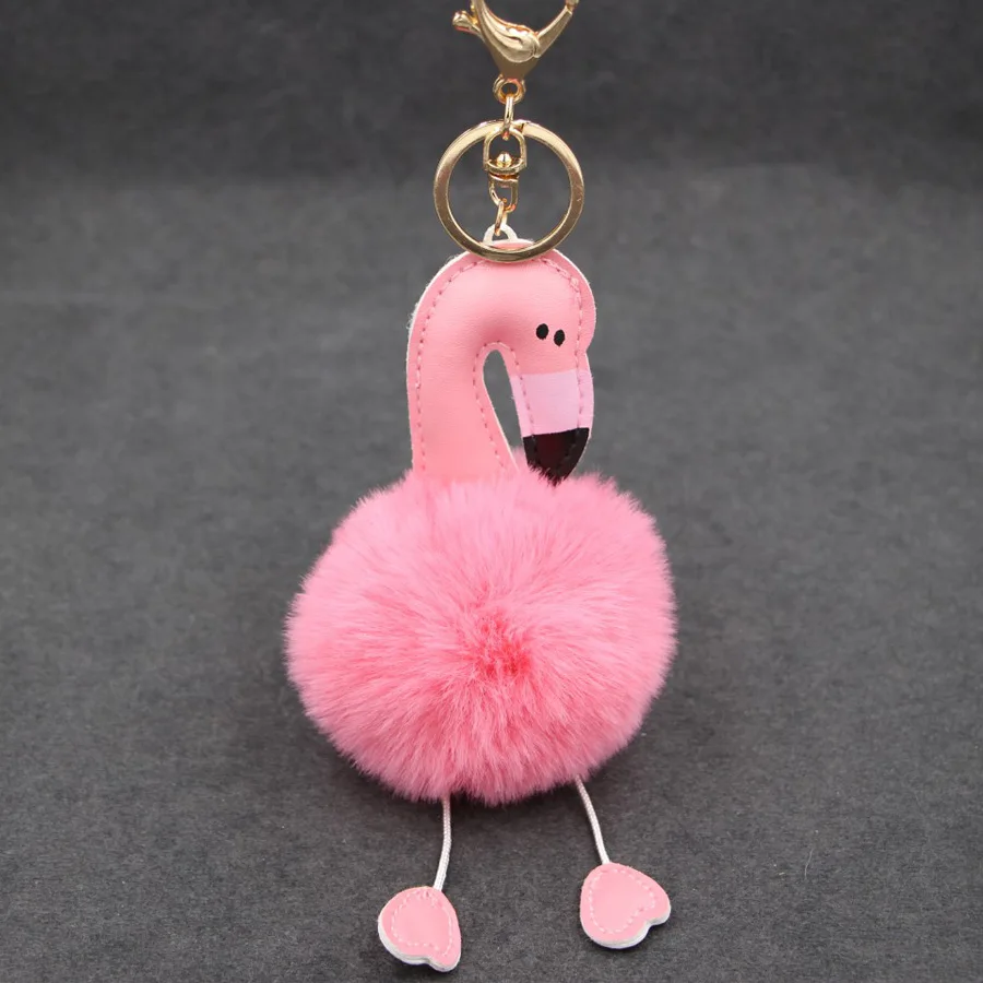 Cute Pink Fluffy Pompom Keychain Flamingo Key Chain Fake Rabbit Fur Ball Women Car Bag Pompon Key Ring Pom Pom Holder
Cute Pink Fluffy Pompom Keychain Flamingo Key Chain Fake Rabbit Fur Ball Women Car Bag Pompon Key Ring Pom Pom Holder