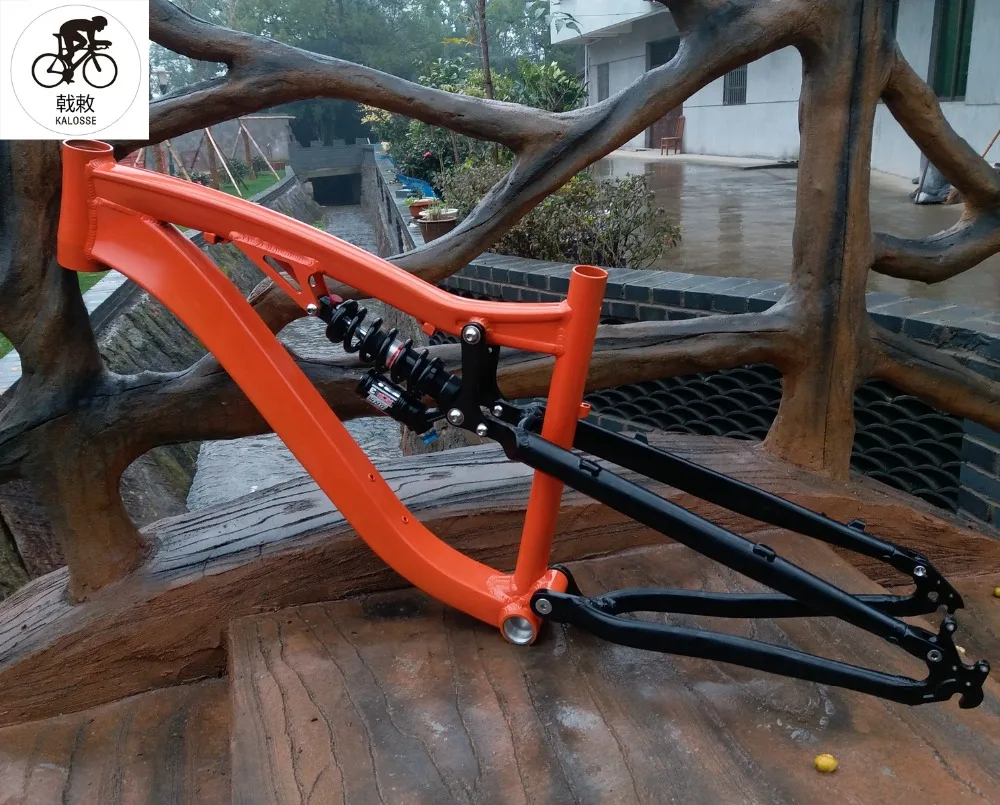 Kalosse Downhill bicycle frame DNM 190 mm travel DH Hydraulic brakes 26*17 inch frame Mountain bike frame
Kalosse Downhill bicycle frame DNM 190 mm travel DH Hydraulic brakes 26*17 inch frame Mountain bike frame