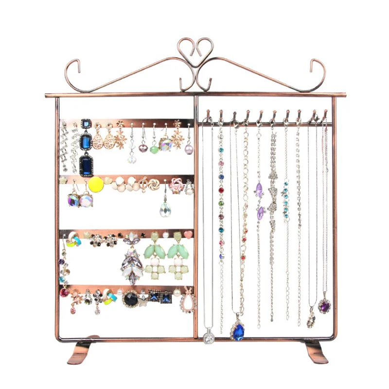 Iron Creative Jewelry Display Stand Earrings Pendant Necklace Display Stand Props Home Storage Jewelry Trinkets Decoration Props
Iron Creative Jewelry Display Stand Earrings Pendant Necklace Display Stand Props Home Storage Jewelry Trinkets Decoration Props