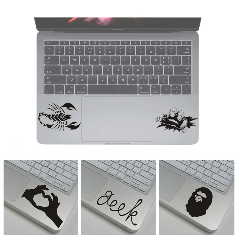 Милые наклейки для кожи ноутбука Macbook Air 11 13 Pro 15 мультяшный планшет ПК наклейка