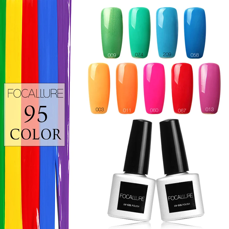 FOCALLURE УФ гель для ногтей 7 мл длительного действия Гель лак Vernis Полупостоянный|vernis