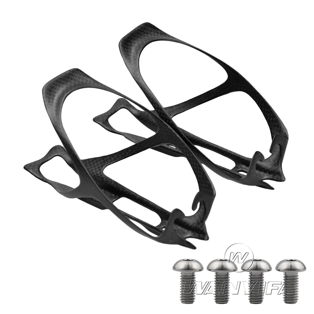 Wanyifa Titanium Bolt M5x 8 10 12mm 4pcs + 2pcs Full Carbon Fibre 3k Matte Water Bottle Cage Mountain Bike Cycling Bottle Holder
Wanyifa Titanium Bolt M5x 8 10 12mm 4pcs + 2pcs Full Carbon Fibre 3k Matte Water Bottle Cage Mountain Bike Cycling Bottle Holder