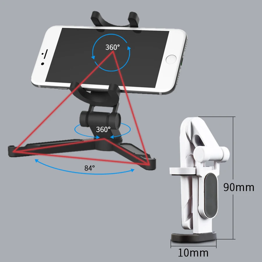 Universal Full Motion Cell Phone Tablet PC Stand Multi-function 360 degree Light Weight Phone Stand iPad Stand
Universal Full Motion Cell Phone Tablet PC Stand Multi-function 360 degree Light Weight Phone Stand iPad Stand