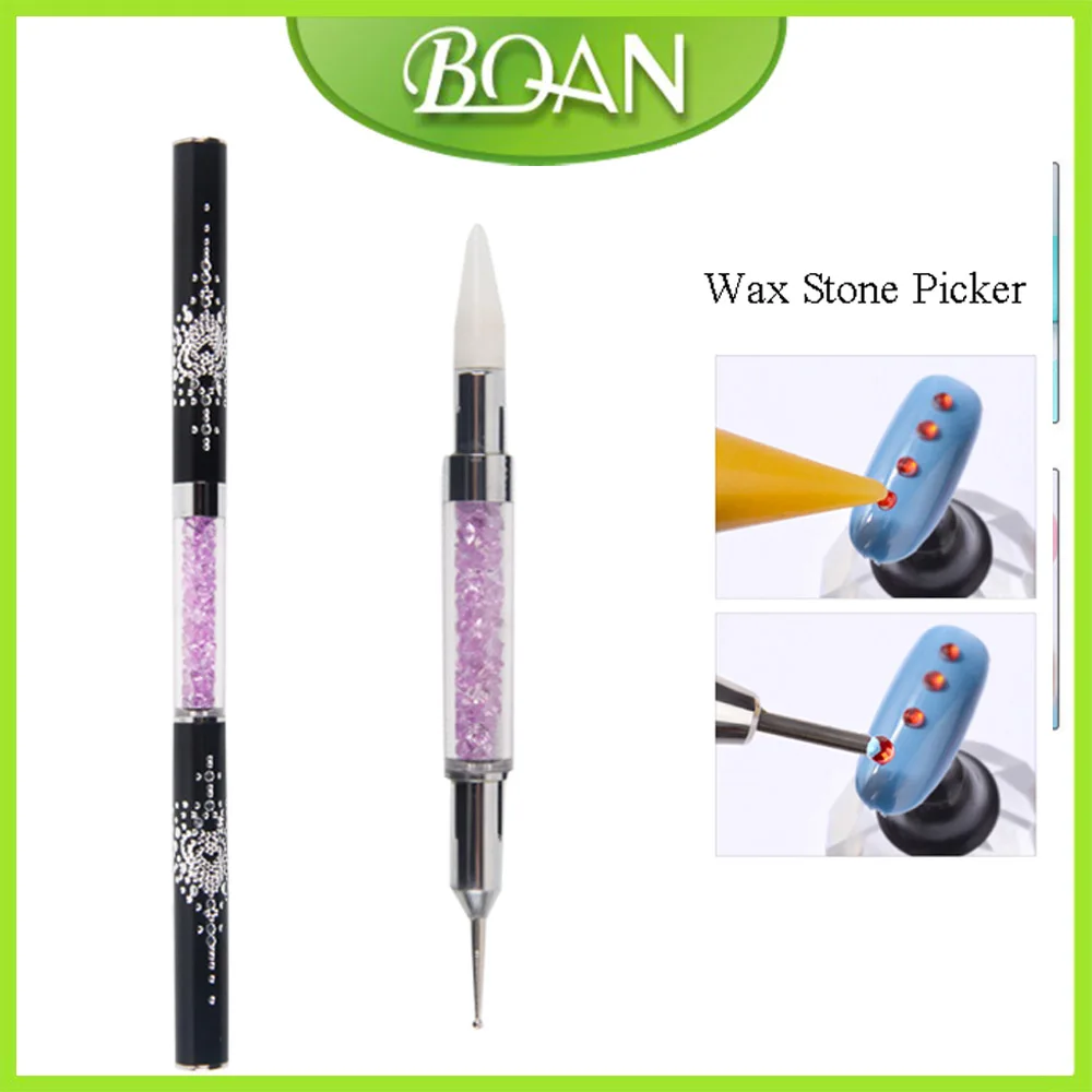 BQAN 1 PCSDual-ended Nail Dotting Pen Crystal Beads Handle Rhinestone Studs Picker Wax Pencil Manicure Nail Art Tool
BQAN 1 PCSDual-ended Nail Dotting Pen Crystal Beads Handle Rhinestone Studs Picker Wax Pencil Manicure Nail Art Tool