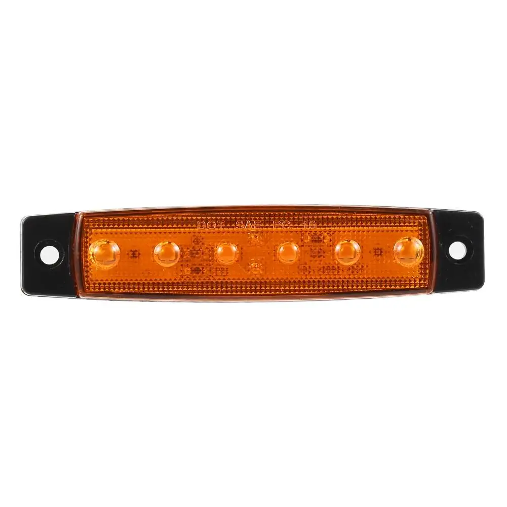 BEESCLOVER 3.8"6 LED Bright Side Marker Indicators Clearance Lamp Light Universal application fit for truck RV trailer lorry r30
BEESCLOVER 3.8"6 LED Bright Side Marker Indicators Clearance Lamp Light Universal application fit for truck RV trailer lorry r30