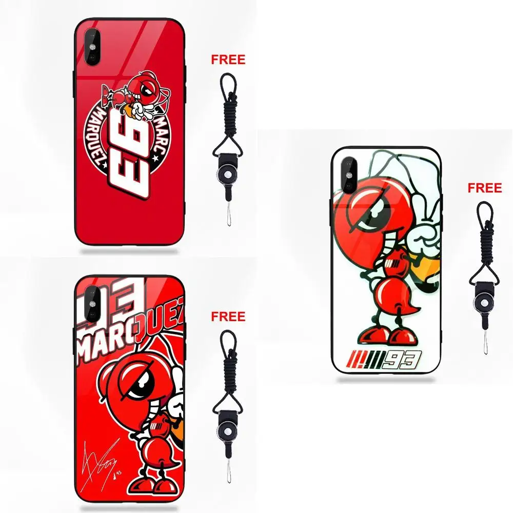 Vvcqod Soft TPU Frame+Tempered Glass Cool Best For Apple iPhone X XS Max XR 5 5C 5S SE 6 6S 7 8 Plus Marc Marquez Red Ant
Vvcqod Soft TPU Frame+Tempered Glass Cool Best For Apple iPhone X XS Max XR 5 5C 5S SE 6 6S 7 8 Plus Marc Marquez Red Ant