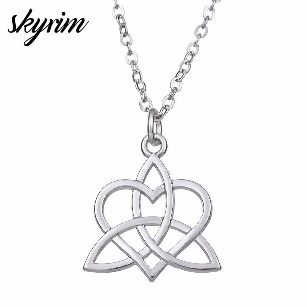 Skyrim Celtics Love Knot Geometric Pendant Necklace Antique Sliver Chain Necklace Link Long Chain Long Man Jewelry Making
Skyrim Celtics Love Knot Geometric Pendant Necklace Antique Sliver Chain Necklace Link Long Chain Long Man Jewelry Making