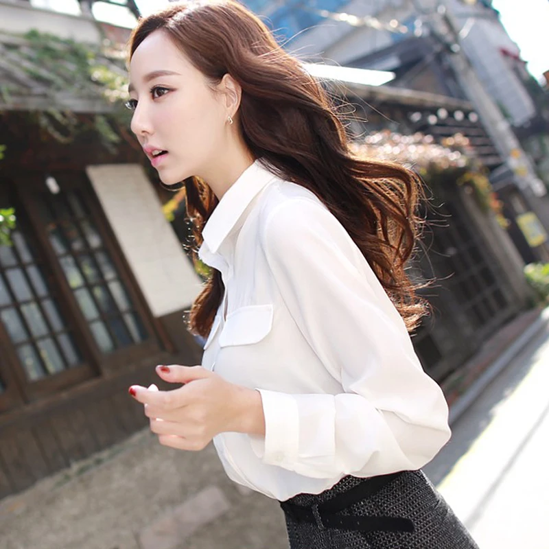 Blusas Camisas Formal Office Lady Korea Woman Chiffon Blouses Femme Long Sleeve Chemisier Shirts Girl Tops Tees 2018 Summer XL
Blusas Camisas Formal Office Lady Korea Woman Chiffon Blouses Femme Long Sleeve Chemisier Shirts Girl Tops Tees 2018 Summer XL