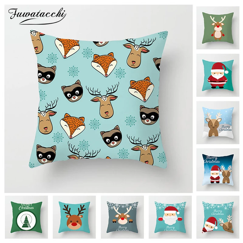Fuwatacchi Christmas Cushion Cover Christmas Tree Snowman Pattern Pillow Cushion Cover Case Car Home Sofa Decorative Pillowcase
Fuwatacchi Christmas Cushion Cover Christmas Tree Snowman Pattern Pillow Cushion Cover Case Car Home Sofa Decorative Pillowcase